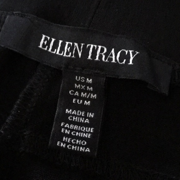 Ellen Tracy Slim Fit Button Cuff Pants - Picture 3 of 4